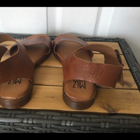 Miz Mooz Marlo Sandals, Size 36, Brandy Leather - Picture 4 of 6